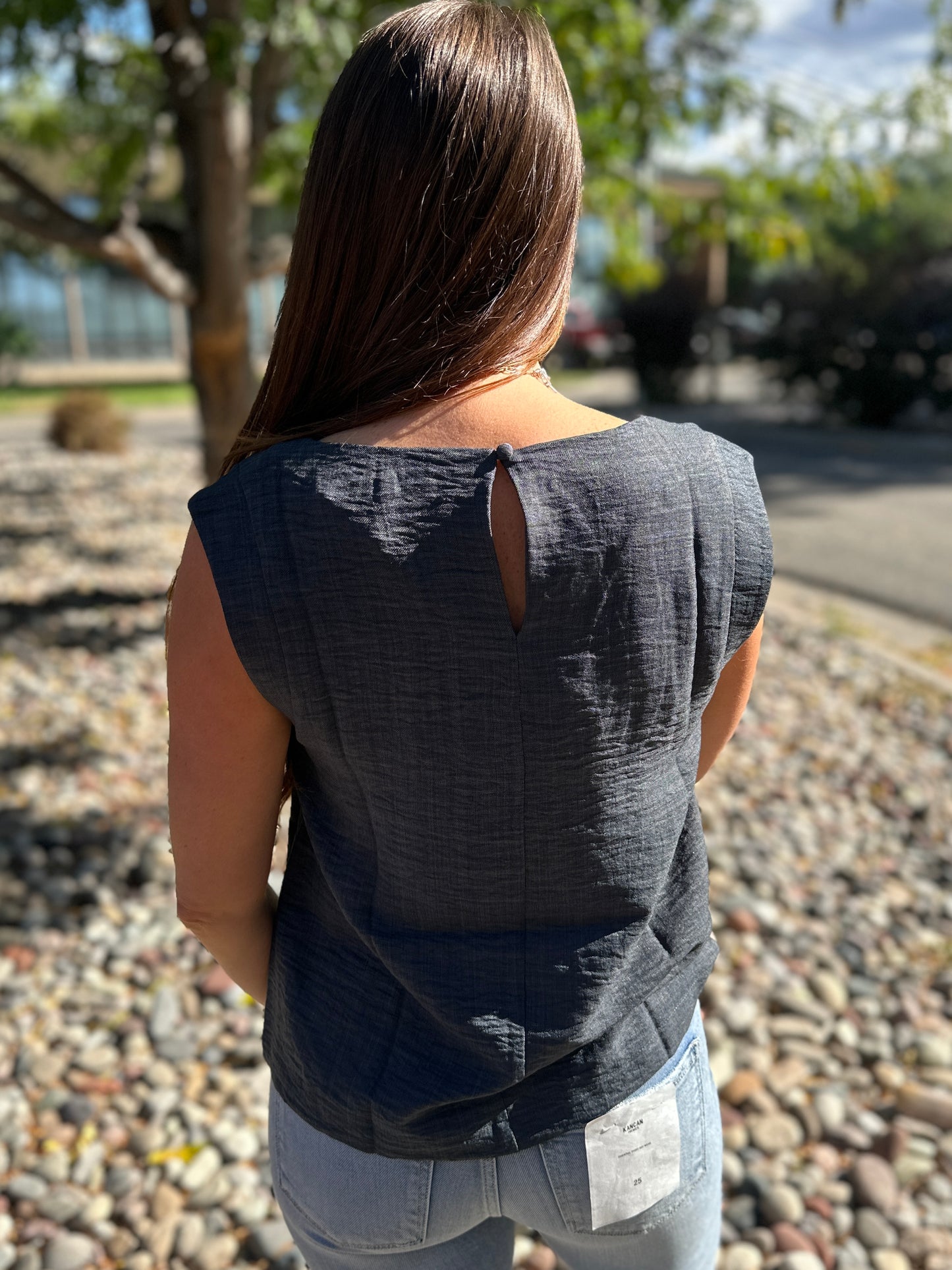 Charcoal Textured Tank