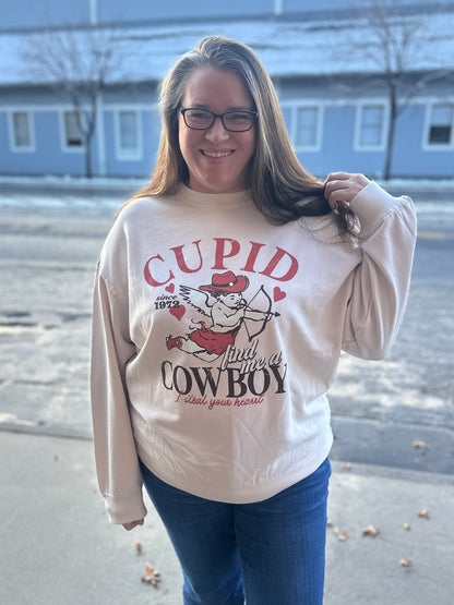 Cupid Cowboy Sweatshirt