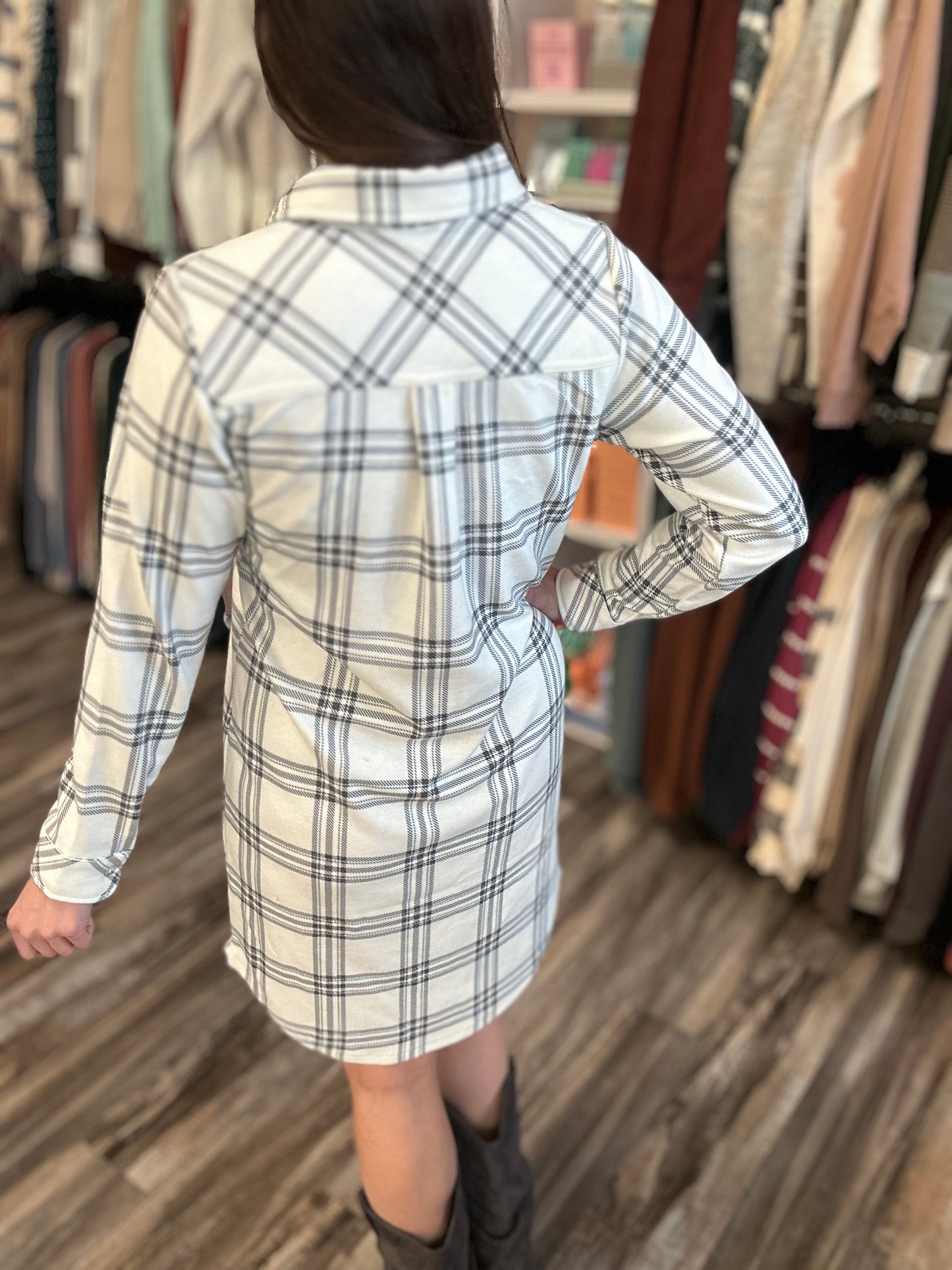 Leslie Plaid Dress