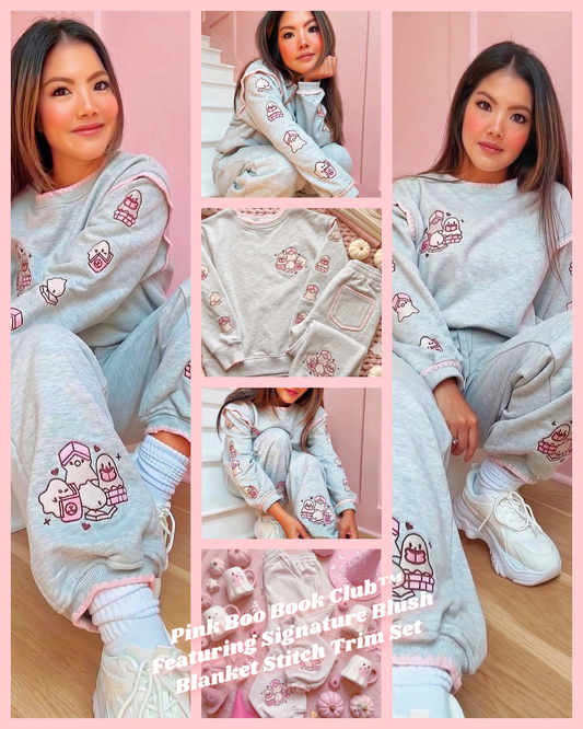 Pink Boo Book Club™ Sweat Set