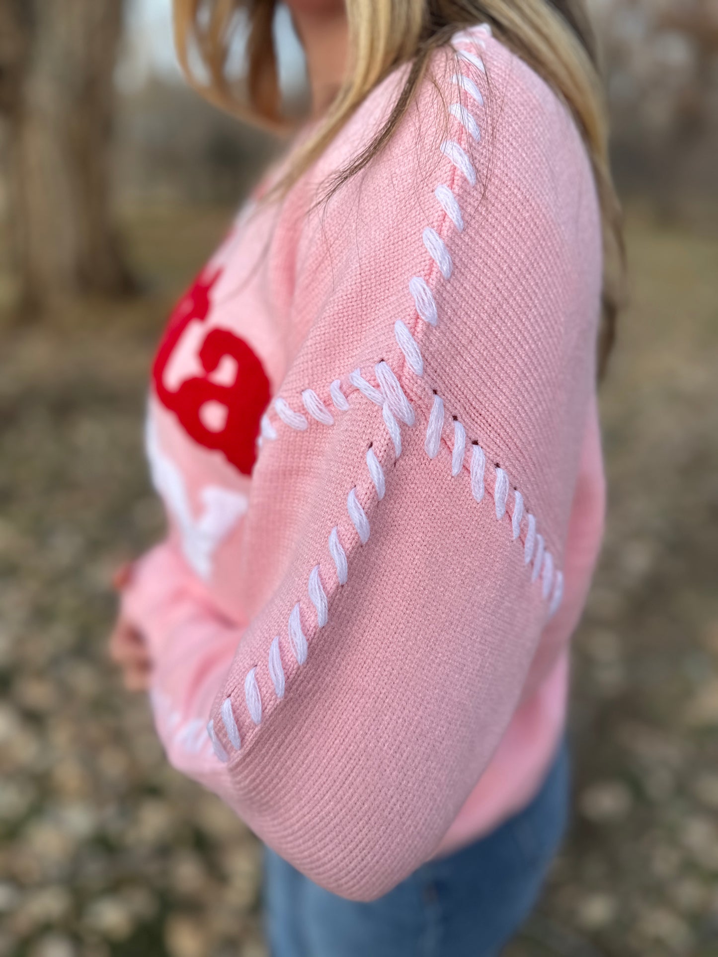 Light Pink Santa Baby Sweater