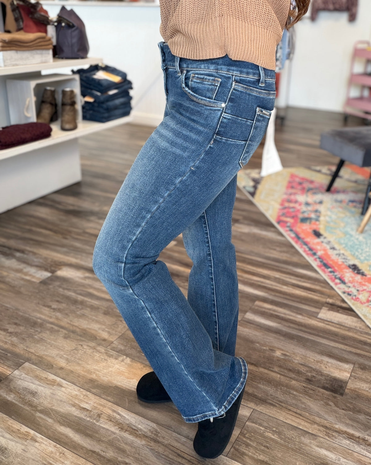 Monica Low Rise Bootcut Jeans