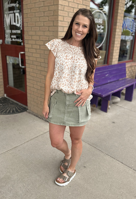 Sage Utility Skort