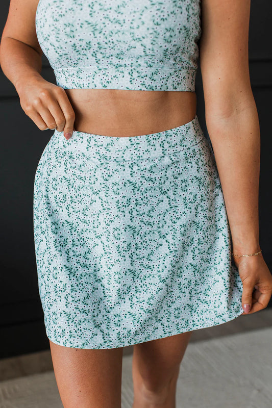 Sunny Floral Swim Skirt