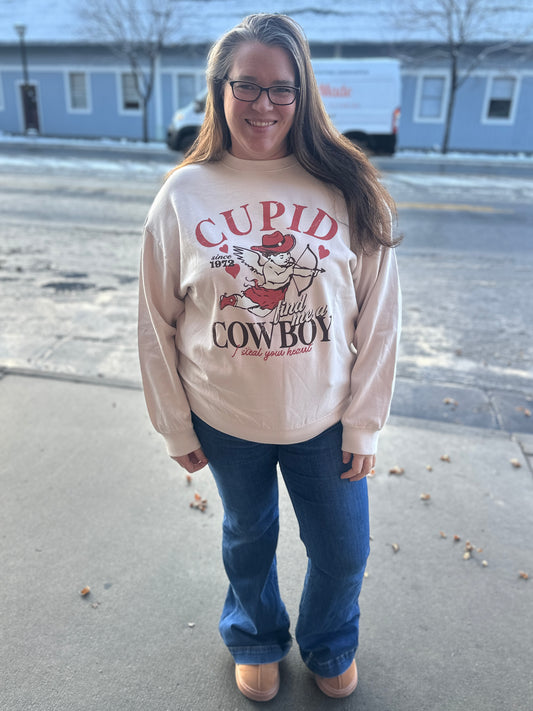 Cupid Cowboy Sweatshirt