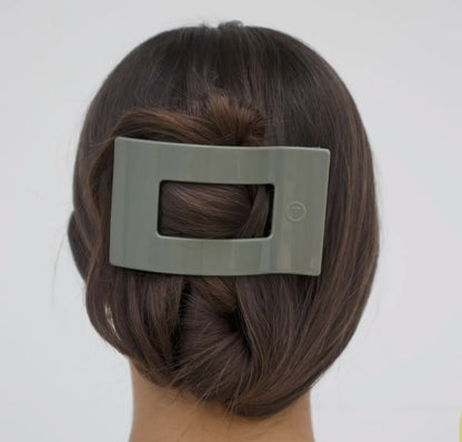 Teleties Small Flat Rectangle Hair Clip