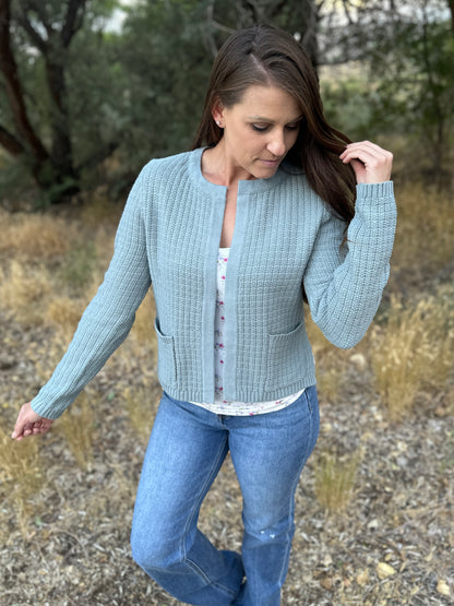 Chunky Knit Open Front Cardigan