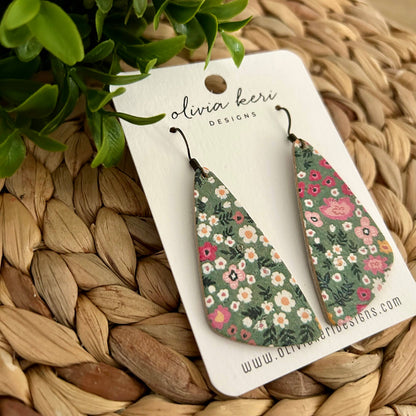 Zoe - Green & Pink Floral