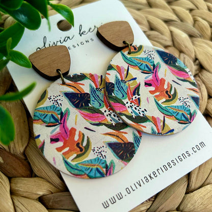 Everly Round Earrings