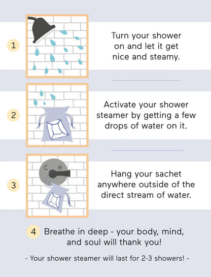 Luxe Shower Steamer Fizzy Bomb