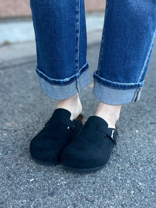 Black Slip on Clog