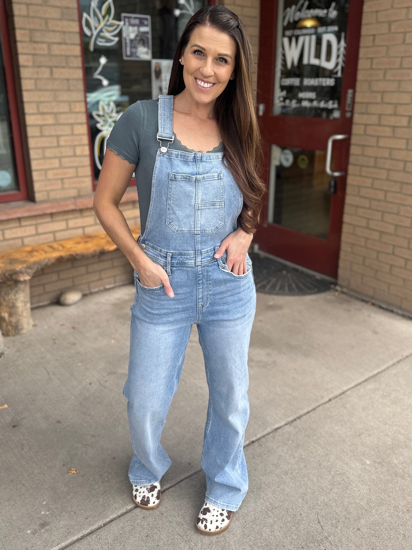 Lydia Wide Leg Overall