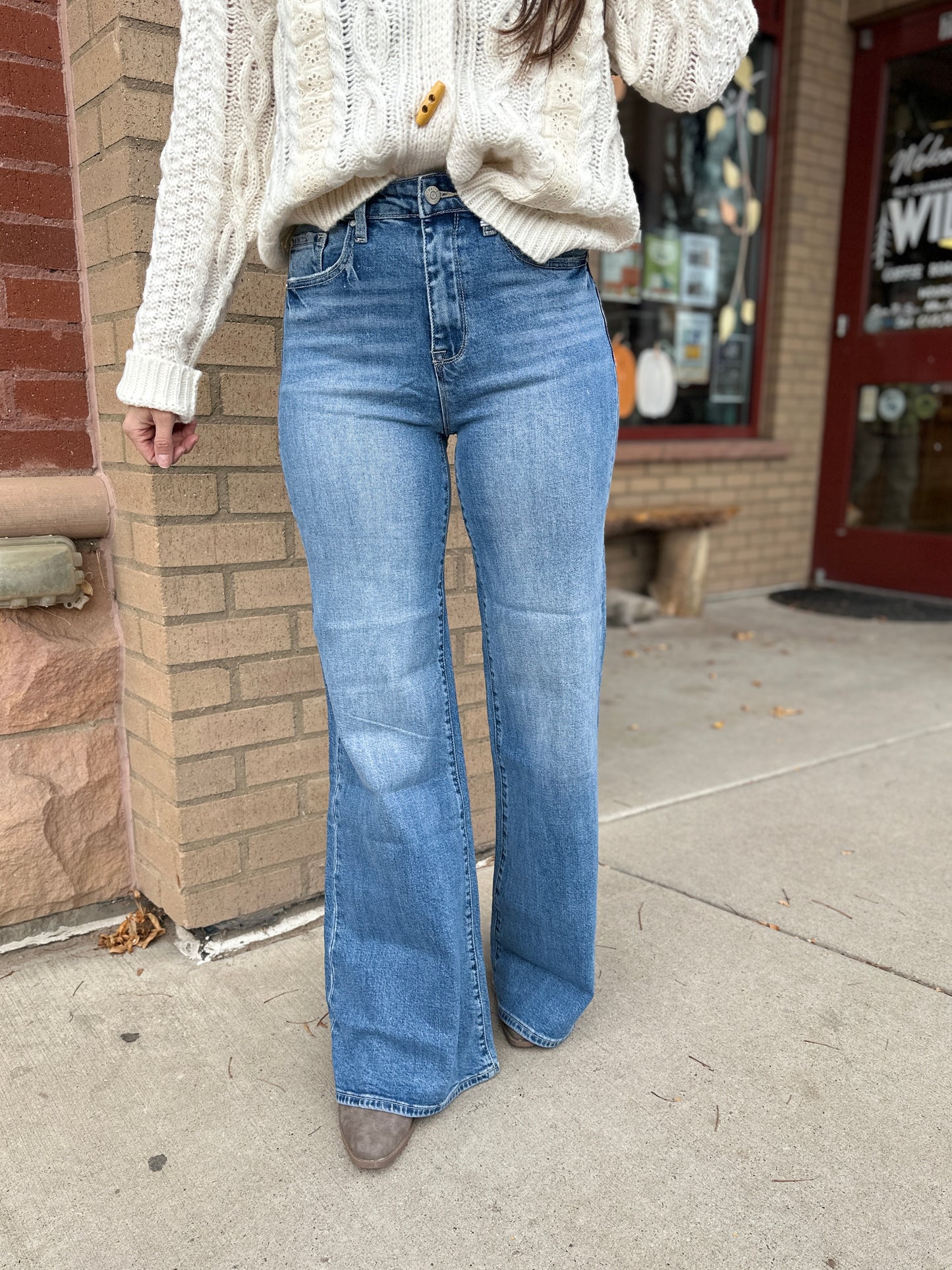 High Rise Wide Leg Jenny Jeans