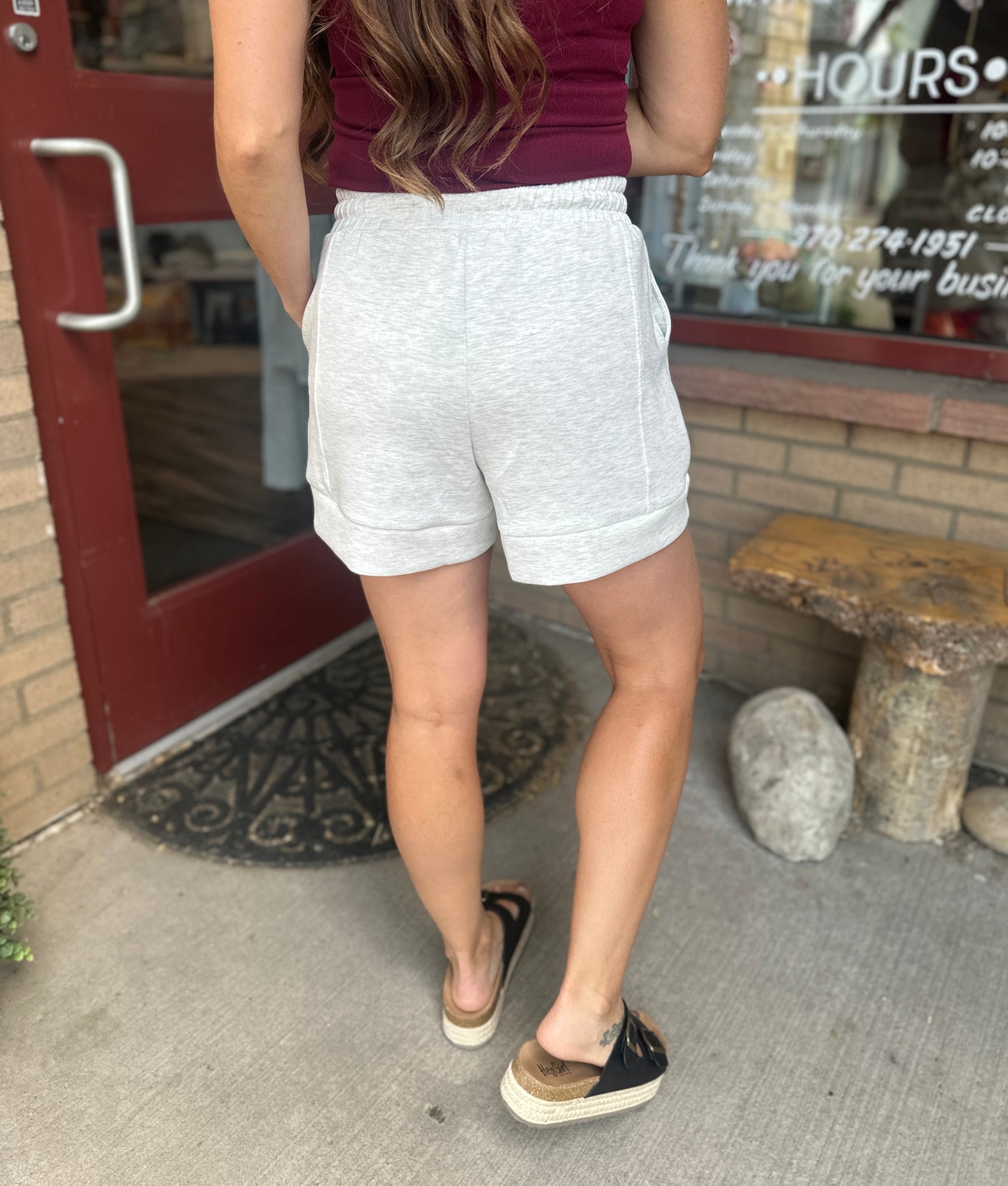 Scuba Pleated Shorts