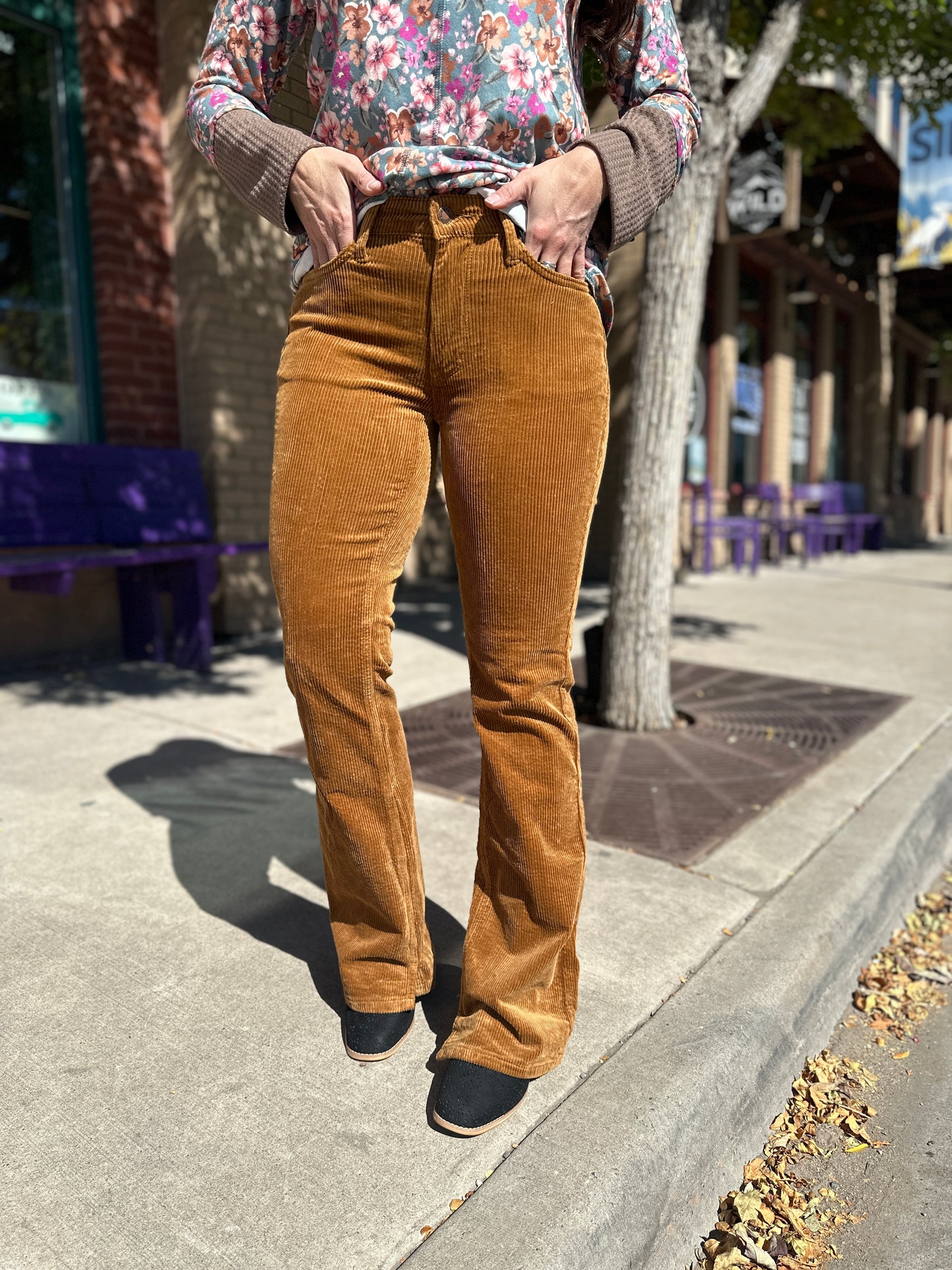 Camel Corduroy Bootcut