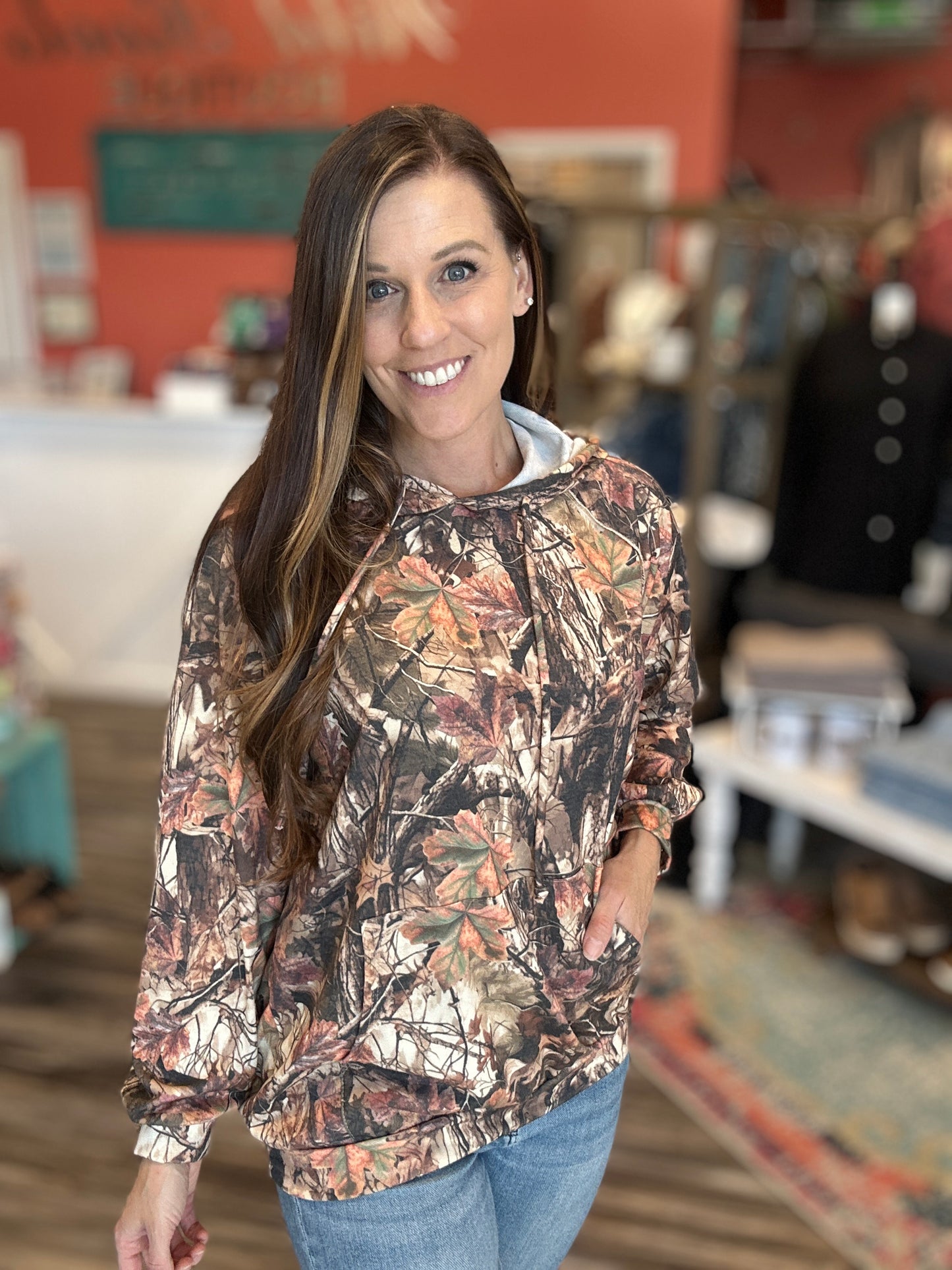 Fall Camo Pullover