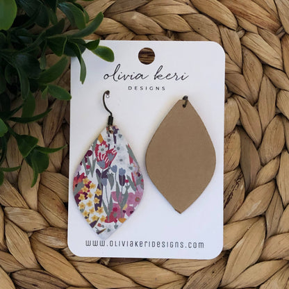Olivia - Southern Floral Dangle Earrings