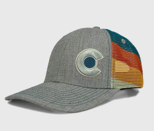 Grey Shoreline Hat - Small Fit
