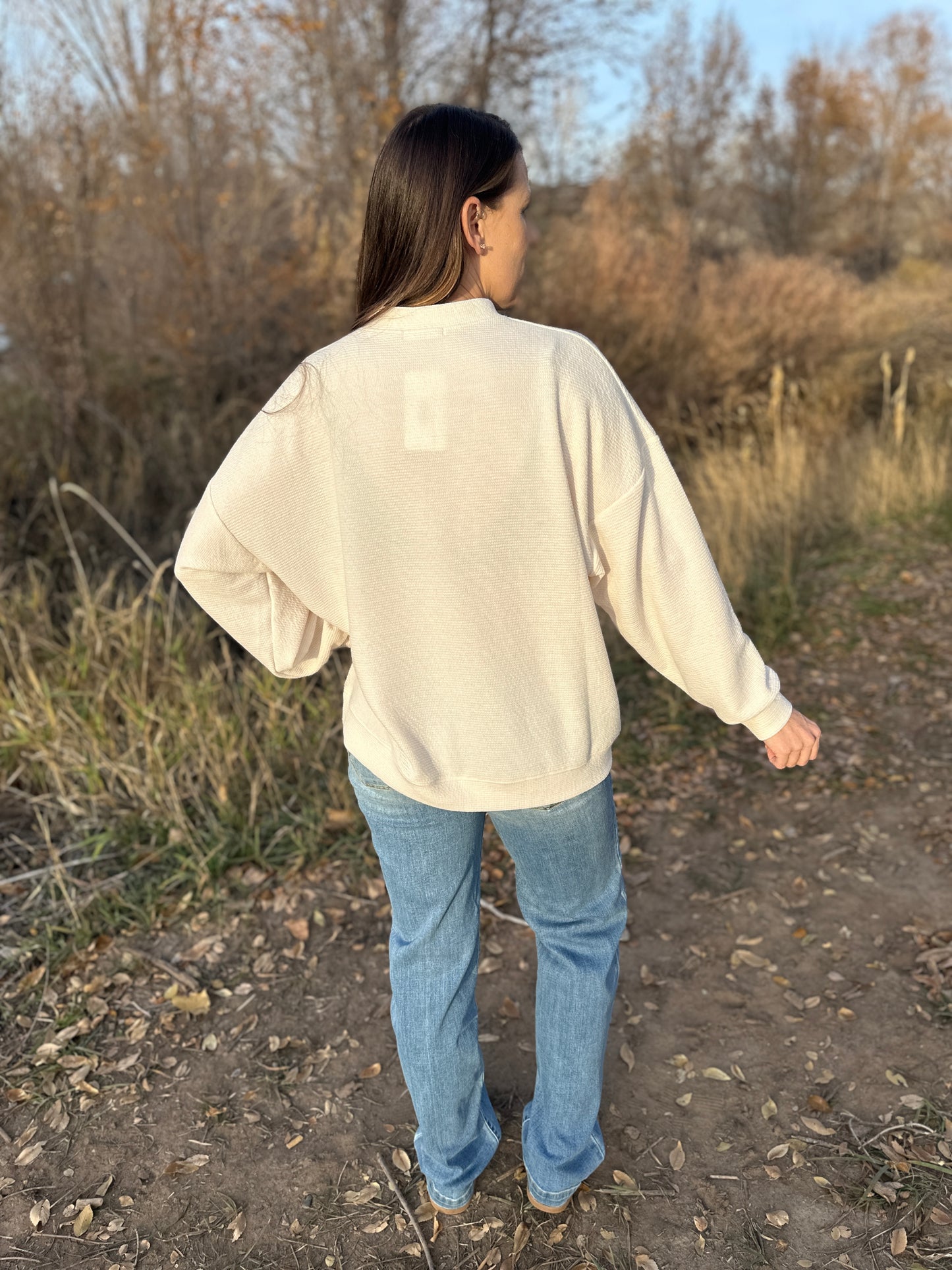 "Nutcracker" Cookie Graphic Knit Sweatshirt