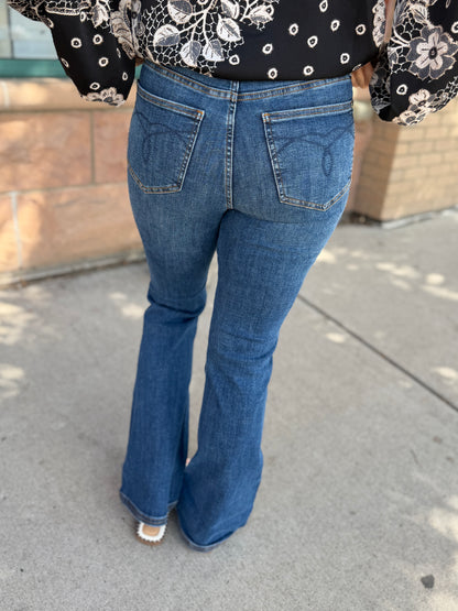 Della Harness Bootcut Jean