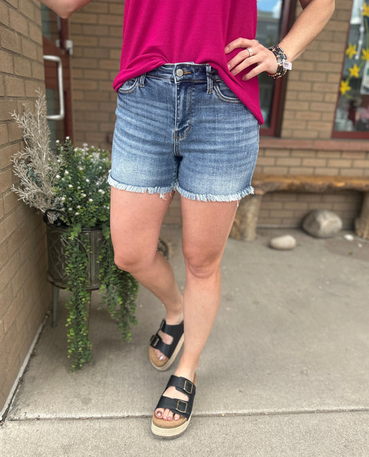 Nora Frayed Shorts
