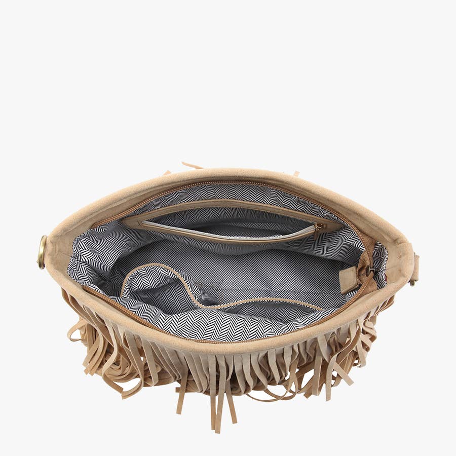 Sadie Fringe Crossbody with Guitar Strap