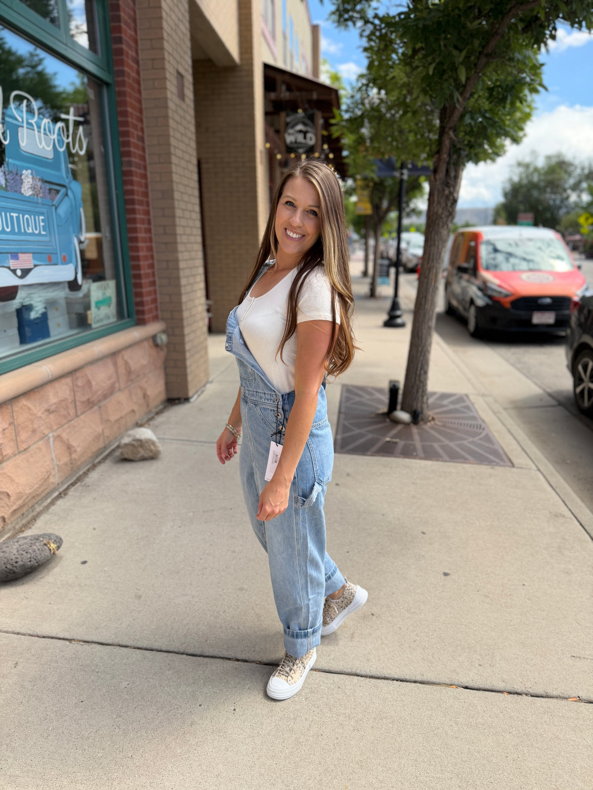Lt Blue Denim Overalls
