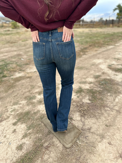 Vintage Pull On Bootcut Jeans