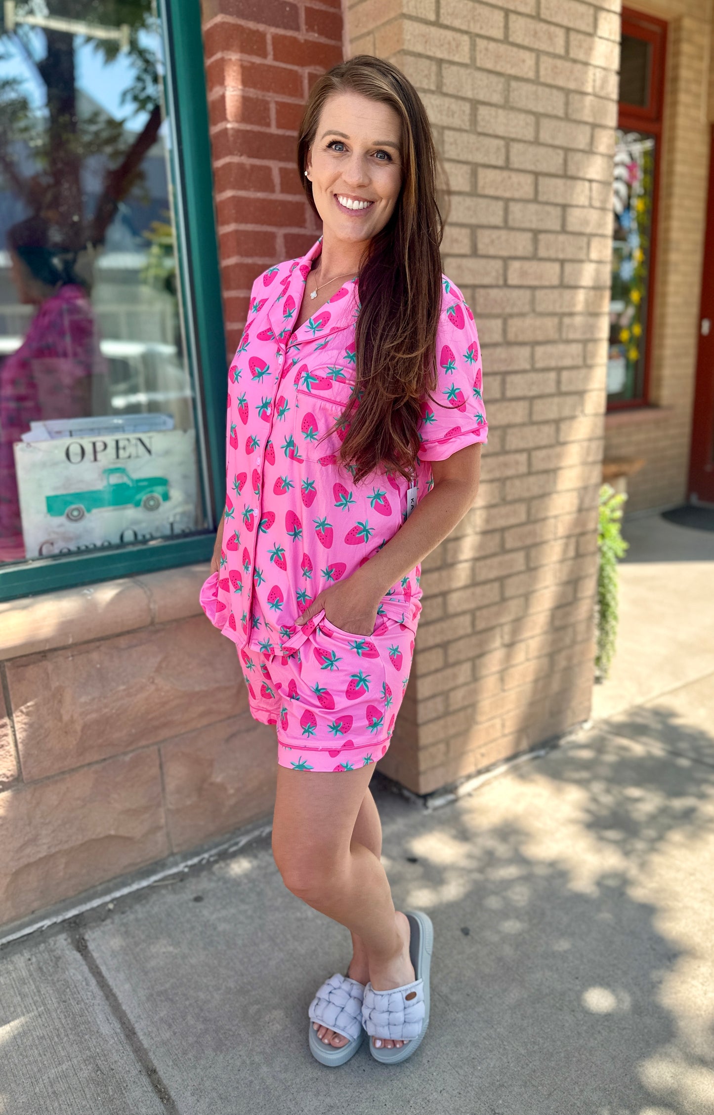 Pink Strawberry Lounge Set