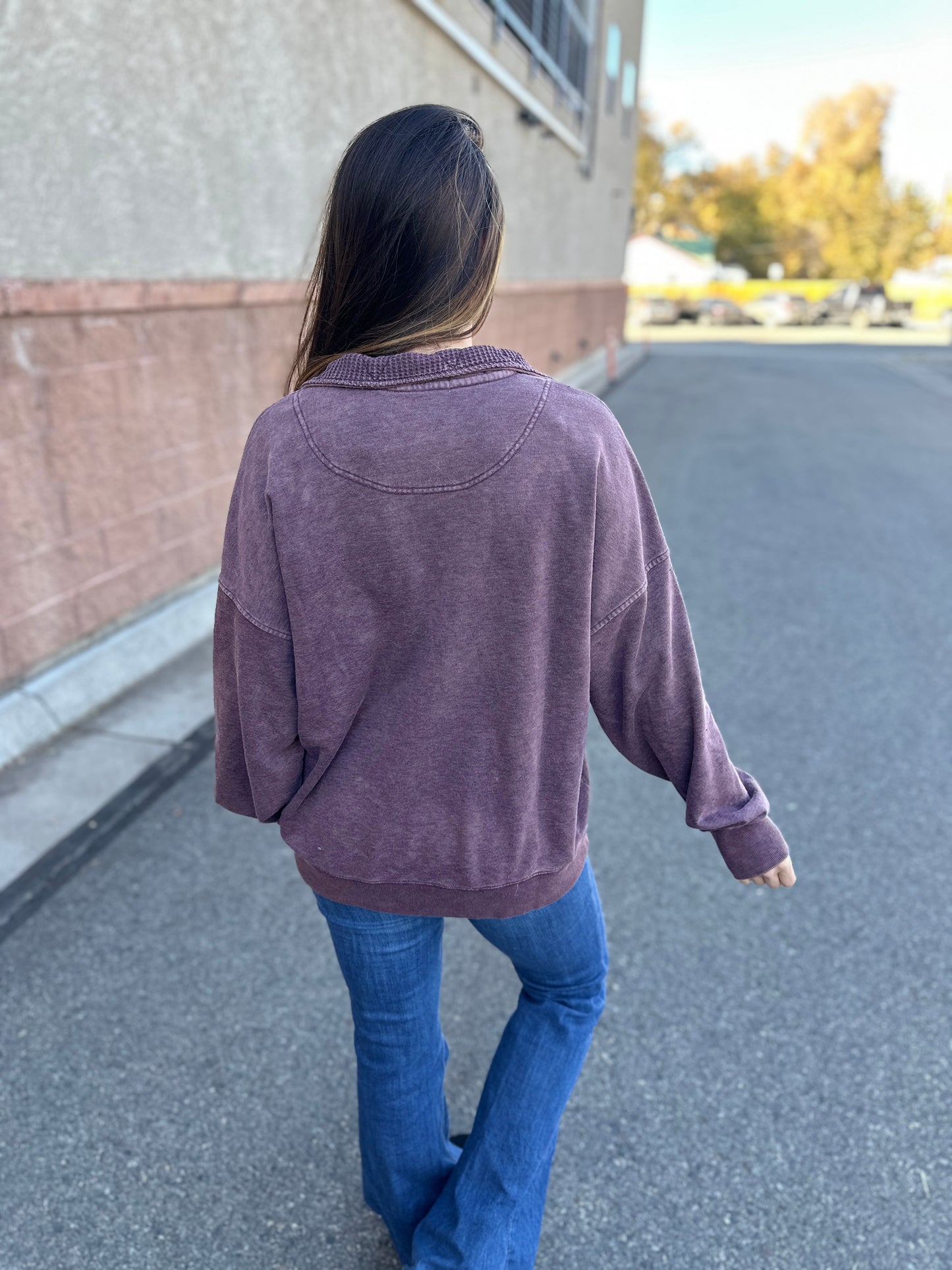 Terry Quarter Snap Sweatshirt