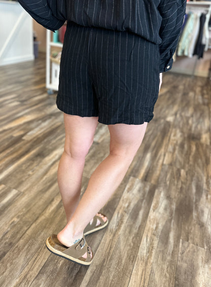 Pin Striped Shorts