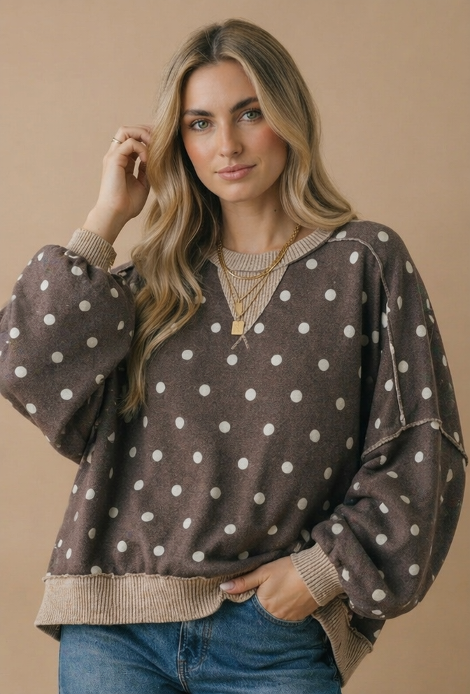 Polka Dot Sweater