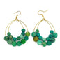 Aasha Seagrass Teardrop Earrings