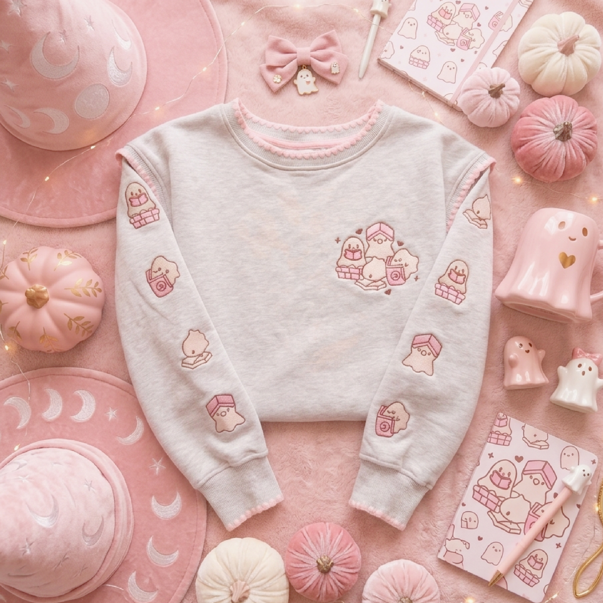 Pink Boo Book Club™ Sweat Set