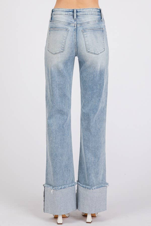 Sandy High Rise Stretch Flare Jeans