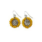 Wooden Flower Earrings