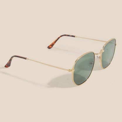 Thin Metallic Frame Fashion Sunglasses
