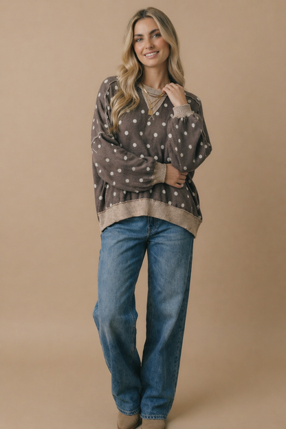 Polka Dot Sweater