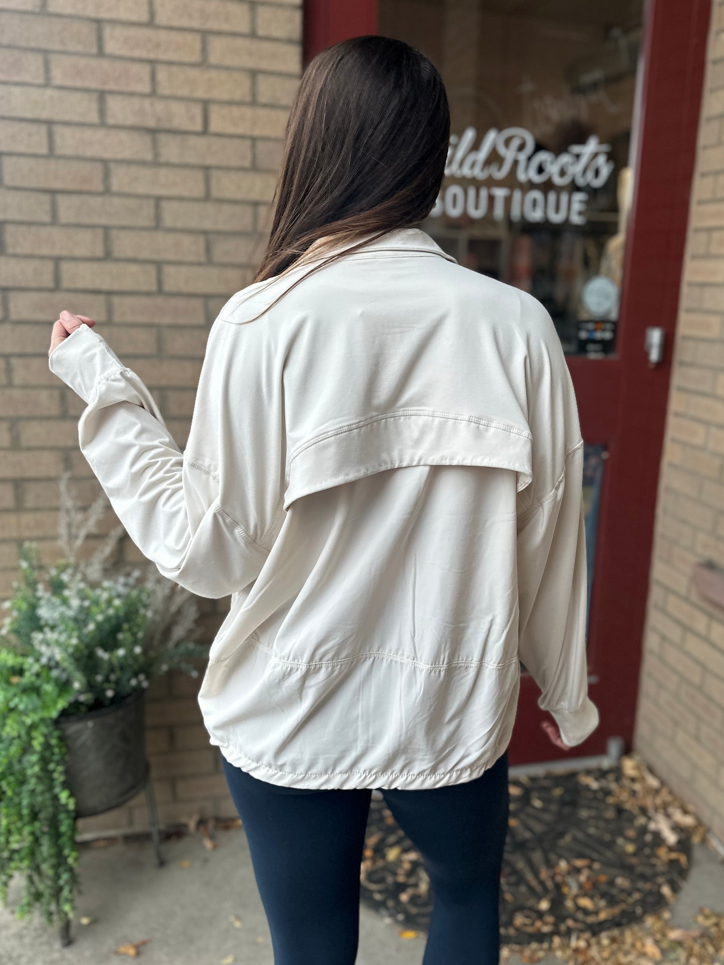 Long Sleeve Zip Up Jacket
