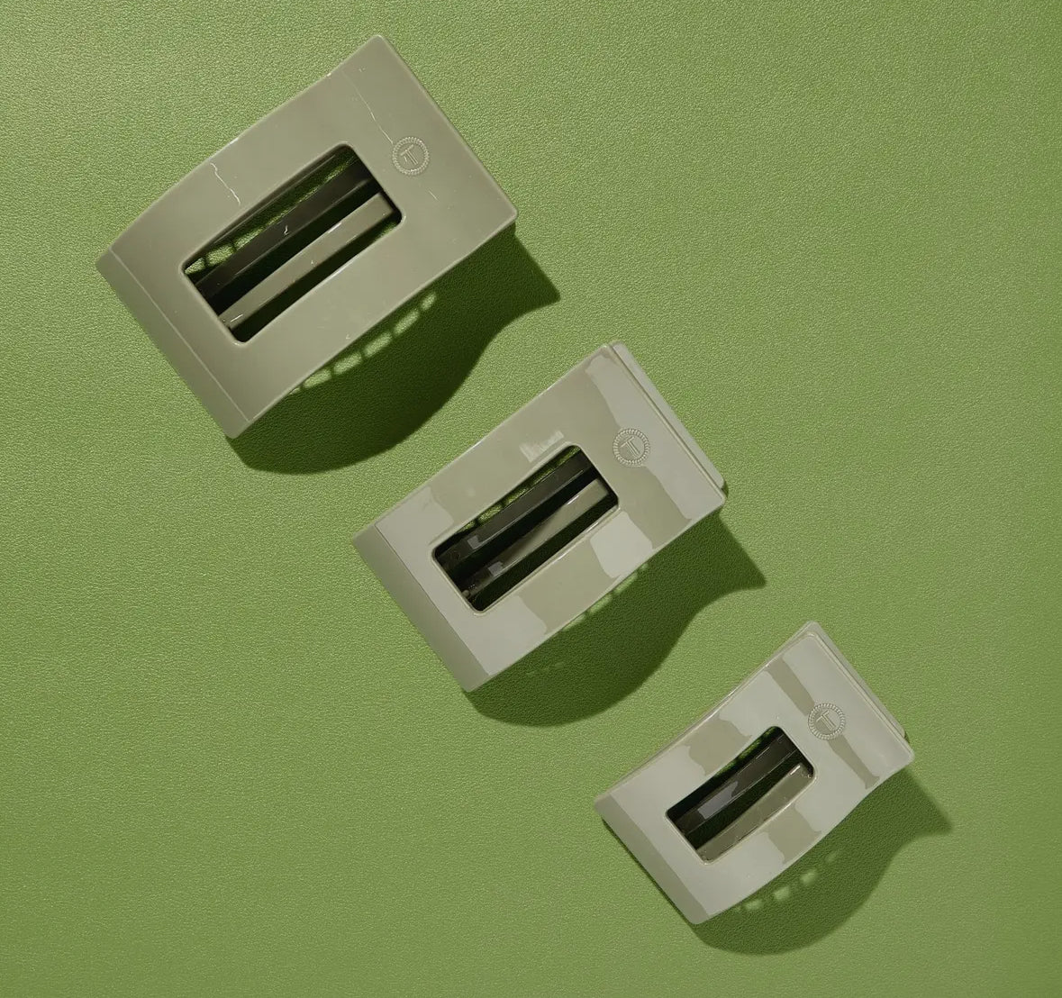 Teleties Small Flat Rectangle Hair Clip