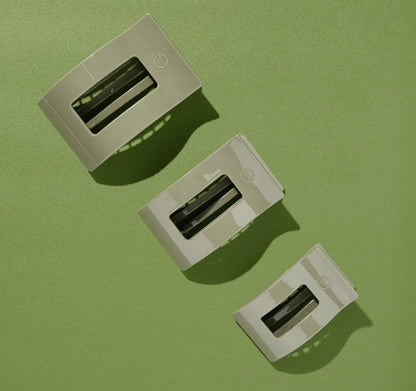 Teleties Small Flat Rectangle Hair Clip