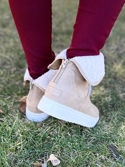 Sand Bootie with Sherpa