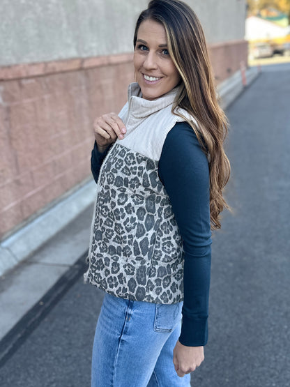 Leopard Animal Print Vest