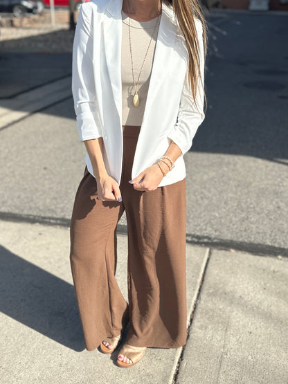 Woven Wide Leg Pants