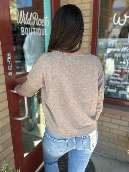 Solid Long Sleeve with Front Seam