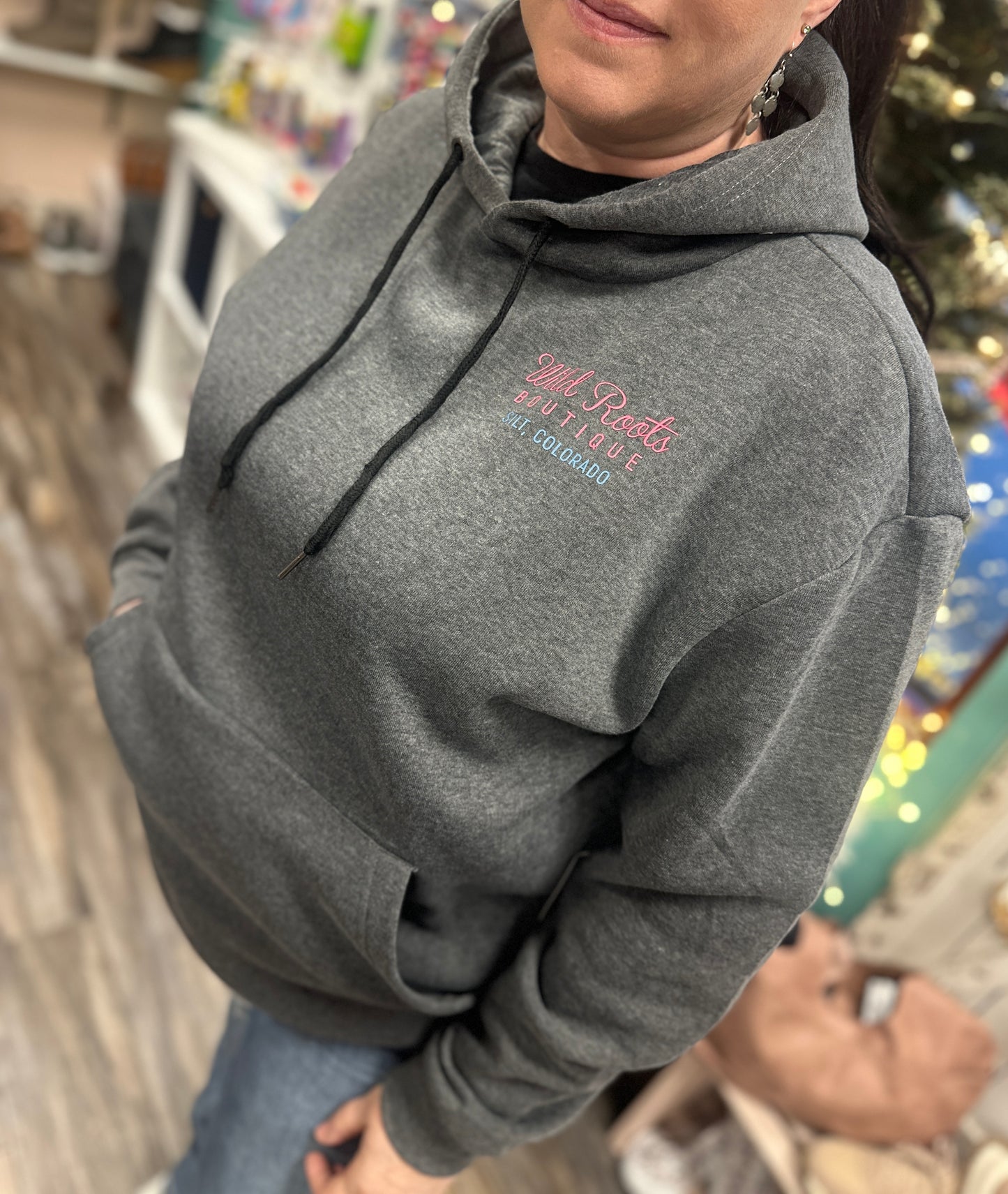 Wild Roots Fleece Lined Pullover Hoodie