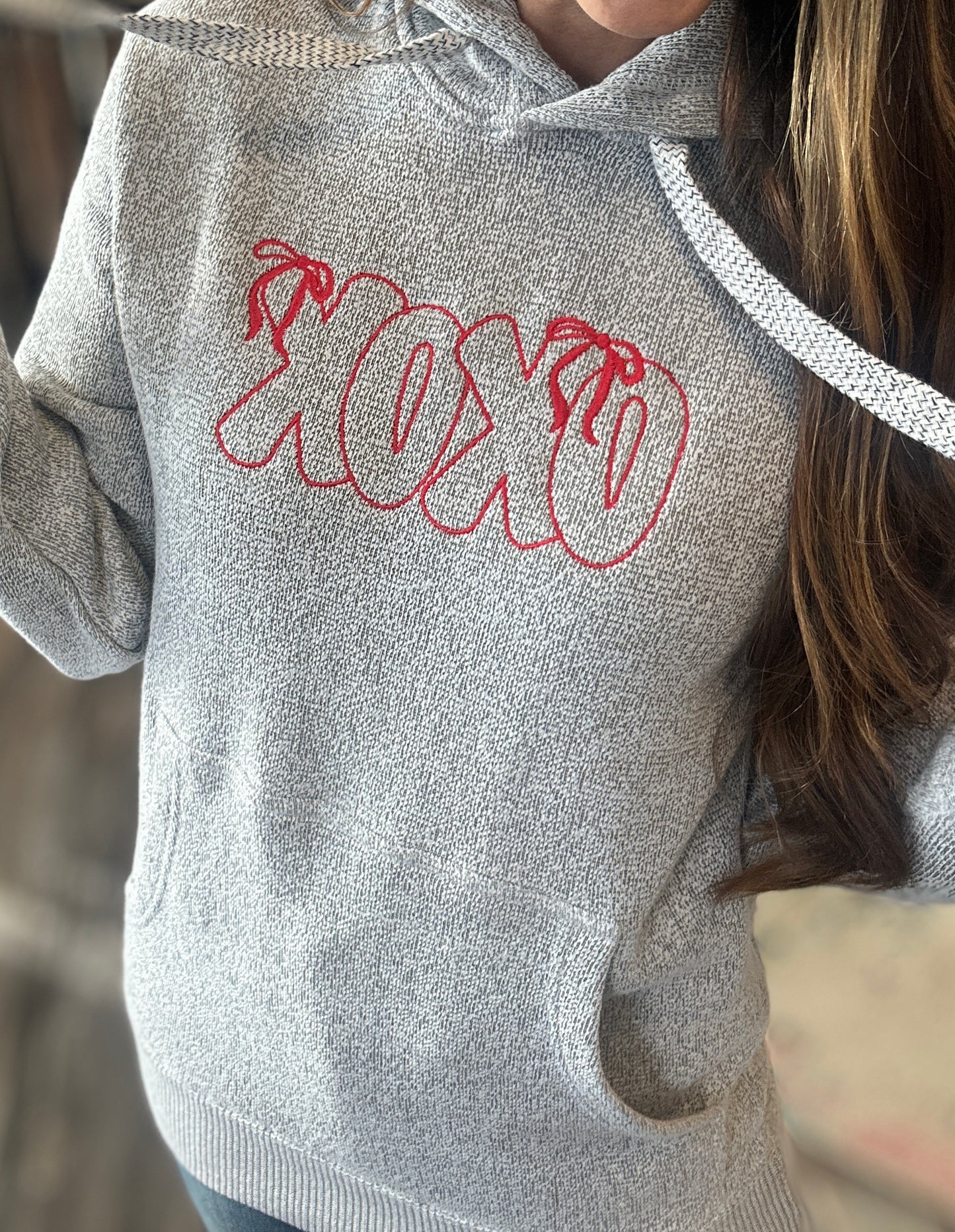 XOXO Embroidered Hoodie