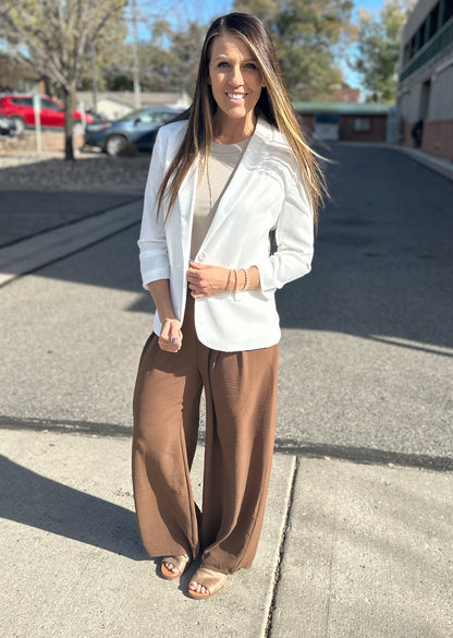 Woven Wide Leg Pants