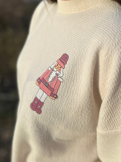 "Nutcracker" Cookie Graphic Knit Sweatshirt