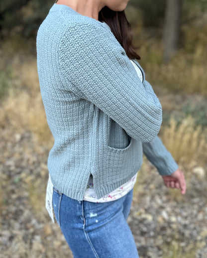 Chunky Knit Open Front Cardigan